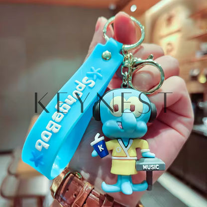 Porte-clé Squilliam Fancyson Bébé – Pour les fans stylés de Bikini Bottom 🎩