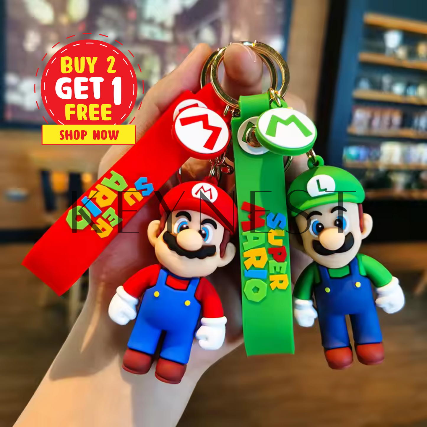Porte-clé Mario et Luigi – 2 modèles pour les fans du duo légendaire 🍄🎮