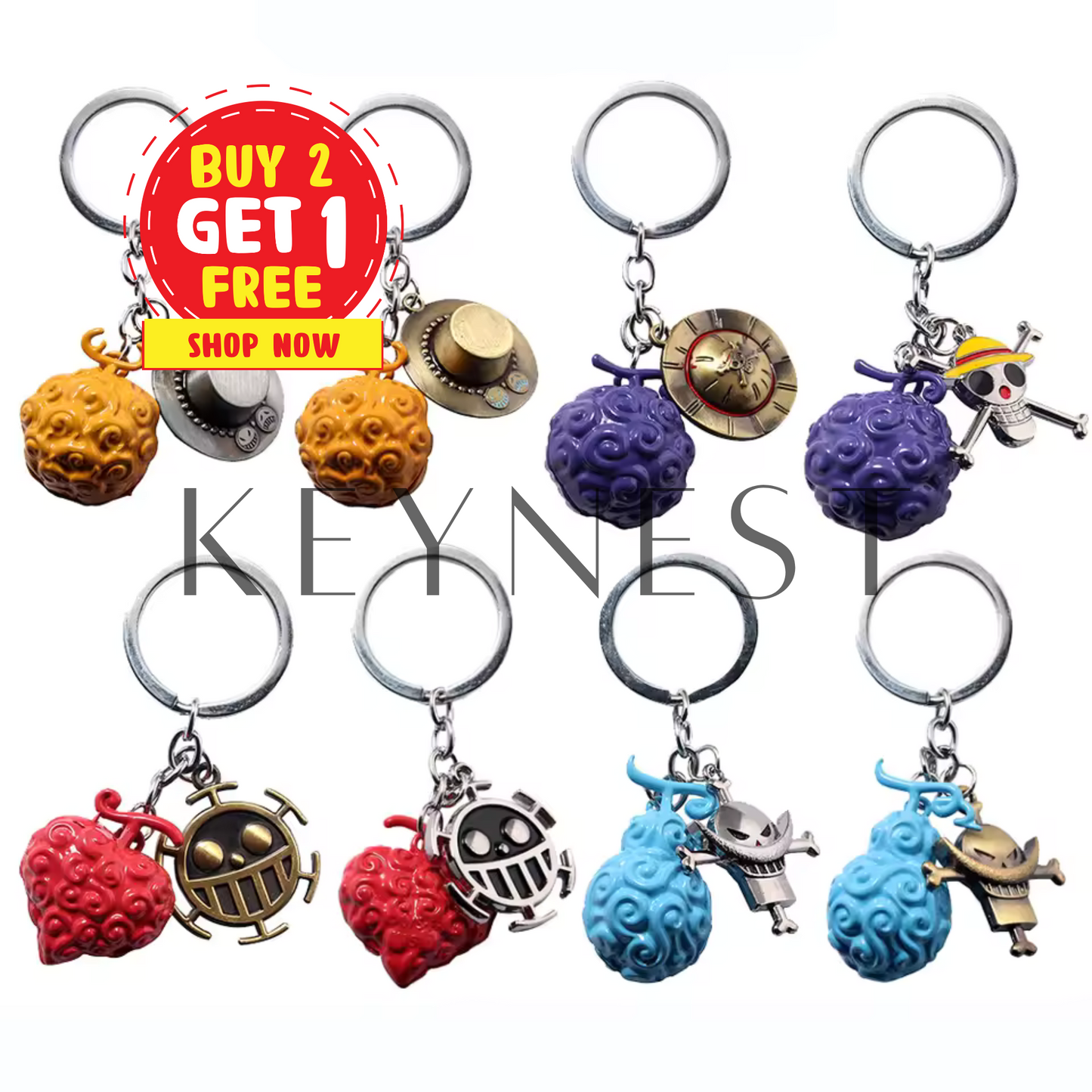 Porte-clés One Piece – 22 Modèles Épiques à Collectionner ! ⚓