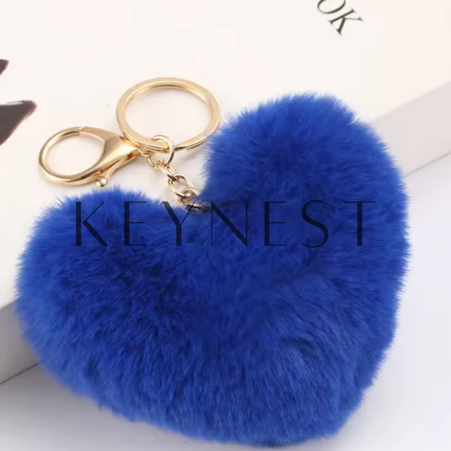 Porte-clé Pompon Cœur – 18 coloris tout doux à collectionner 💕🎀