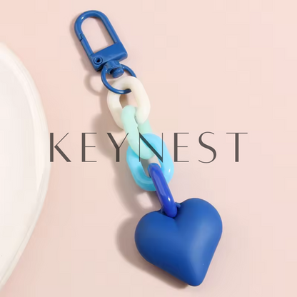 Chaîne avec Cœur (15 coloris disponibles) 💖