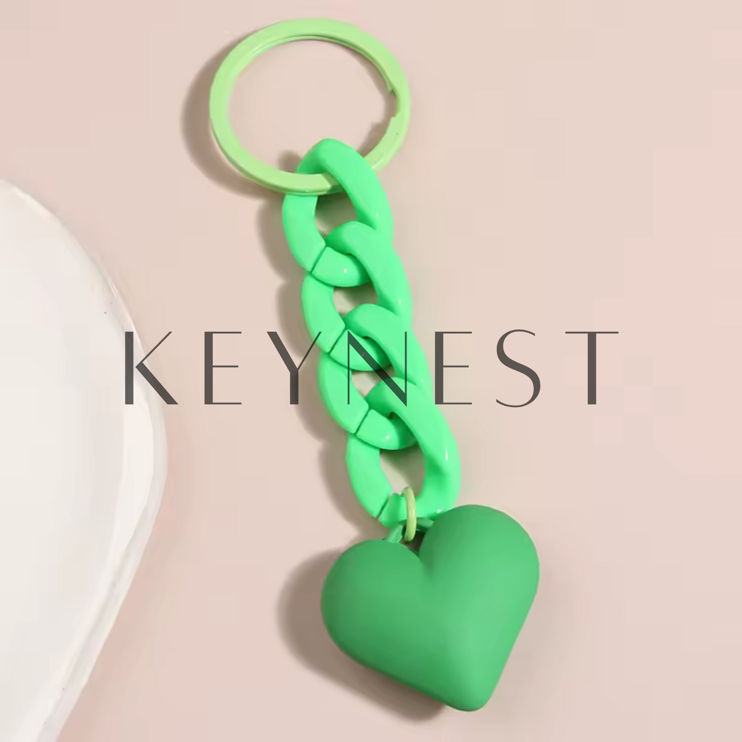 Chaîne avec Cœur (15 coloris disponibles) 💖