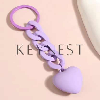 Chaîne avec Cœur (15 coloris disponibles) 💖