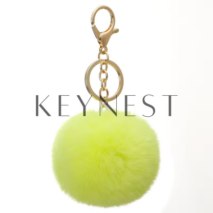 Porte-clé Pompon – 13 coloris pour une touche fluffy au quotidien 🎀✨