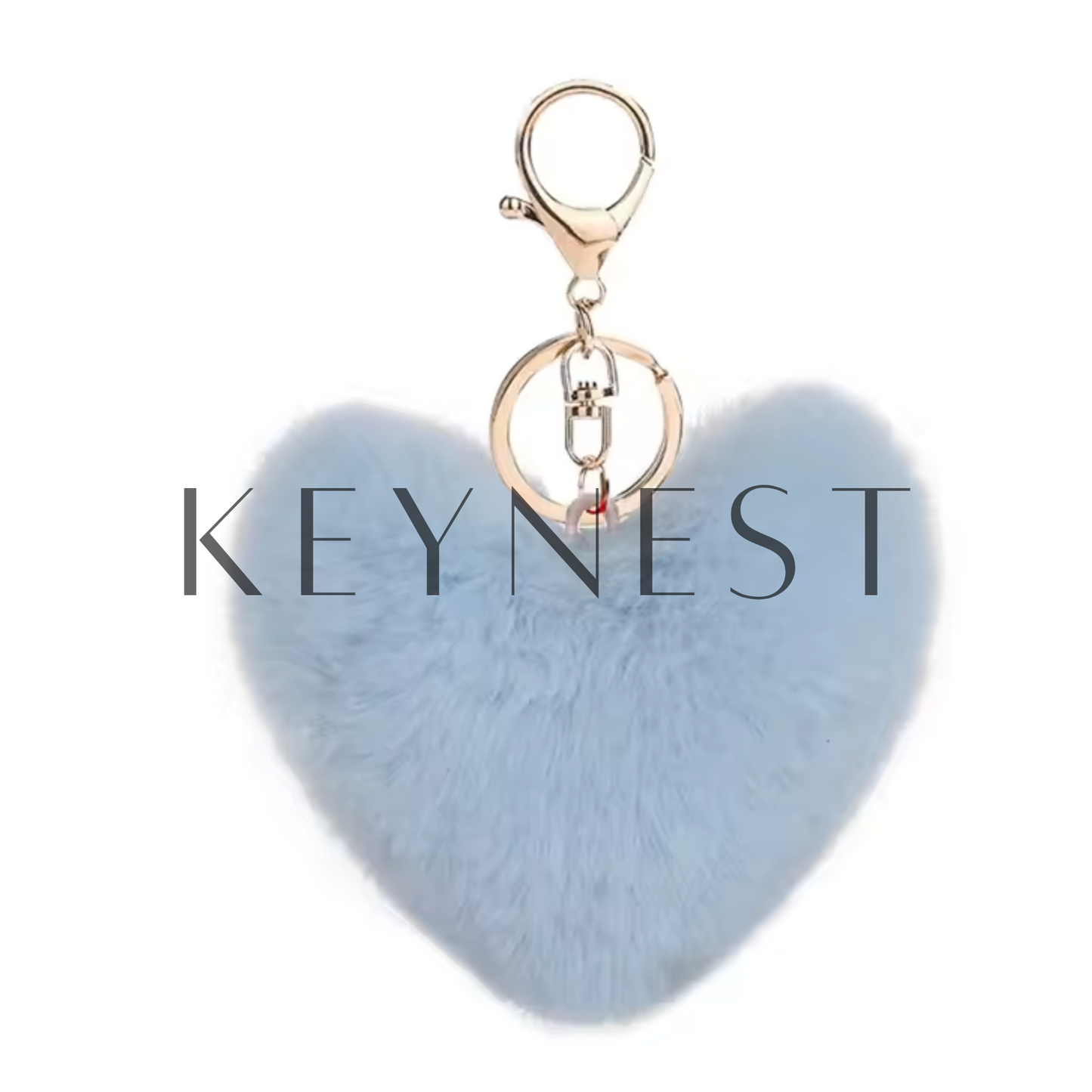 Porte-clé Pompon Cœur – 18 coloris tout doux à collectionner 💕🎀