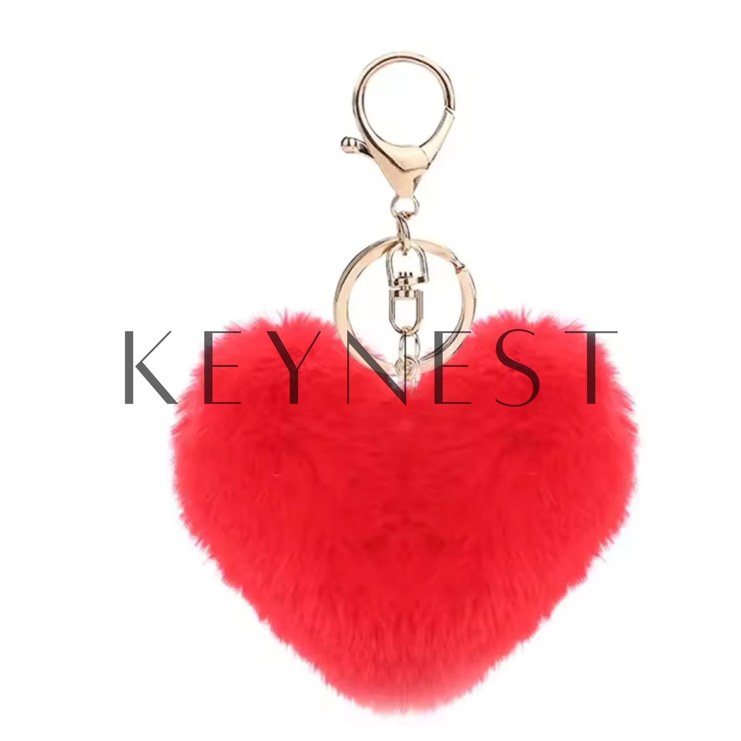 Porte-clé Pompon Cœur – 18 coloris tout doux à collectionner 💕🎀