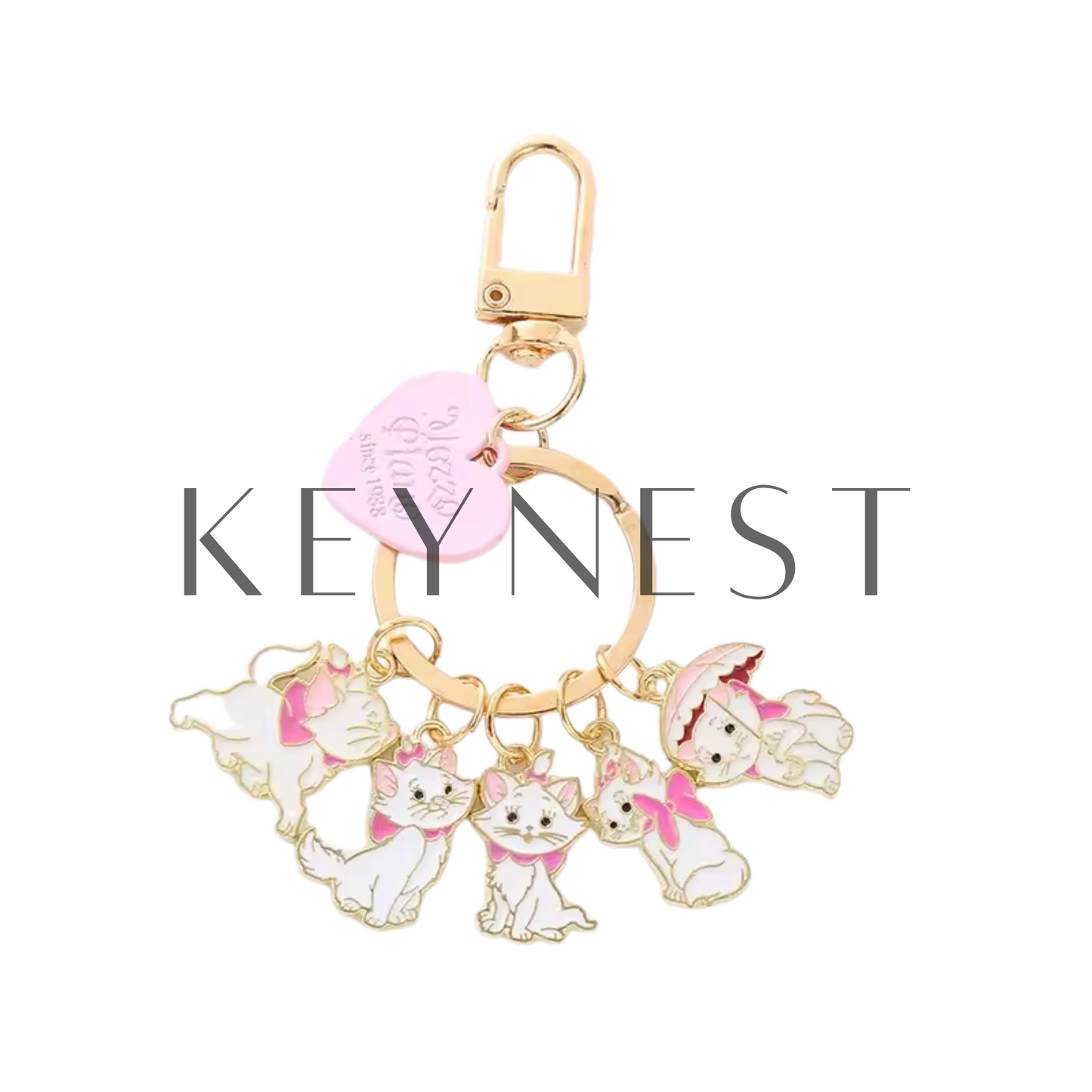 Porte-clés Marie – 3 Modèles Adorables des Aristochats ! 🎀