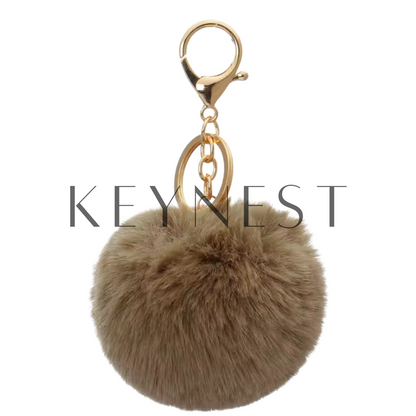 Porte-clé Pompon – 13 coloris pour une touche fluffy au quotidien 🎀✨