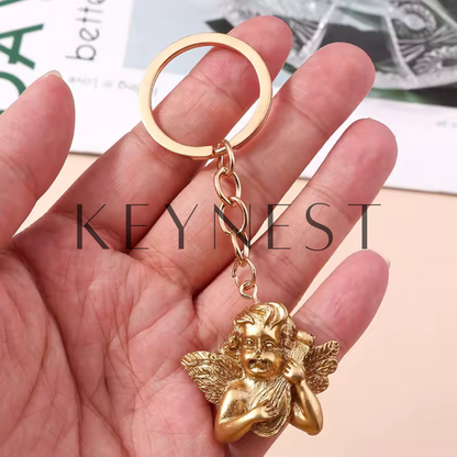 Porte-clés Ange Doré (5 modèles disponibles) ✨