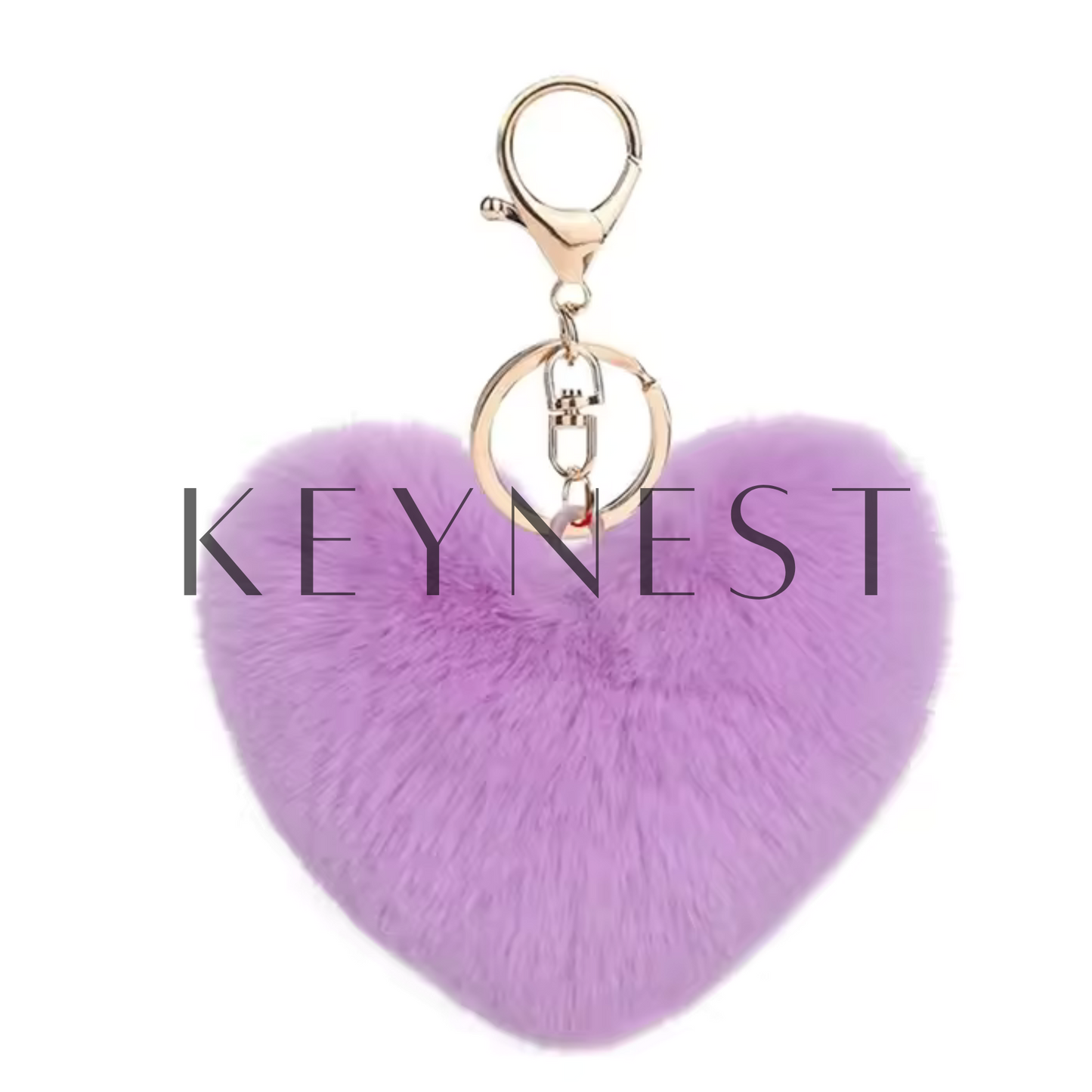 Porte-clé Pompon Cœur – 18 coloris tout doux à collectionner 💕🎀
