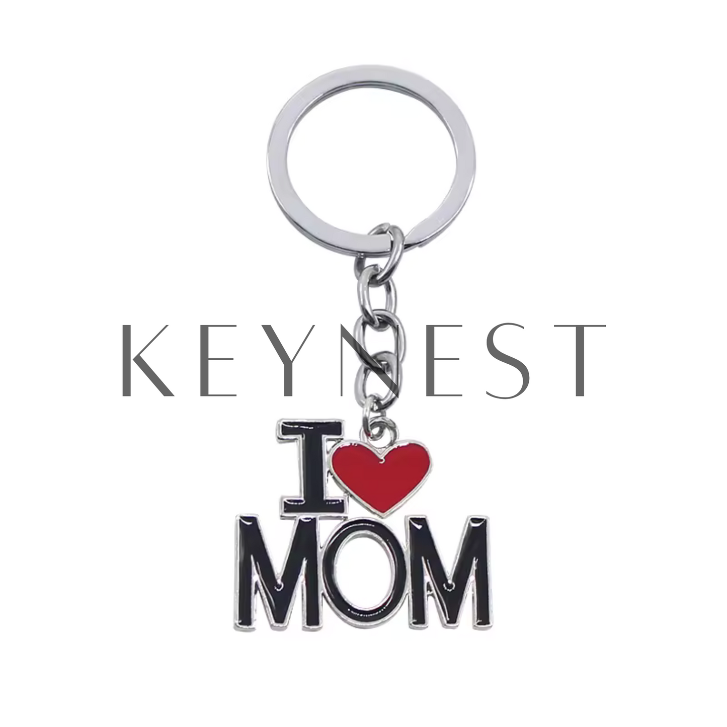 Porte-clés "I Love" – 4 Modèles Tendres pour Toute la Famille 🎁