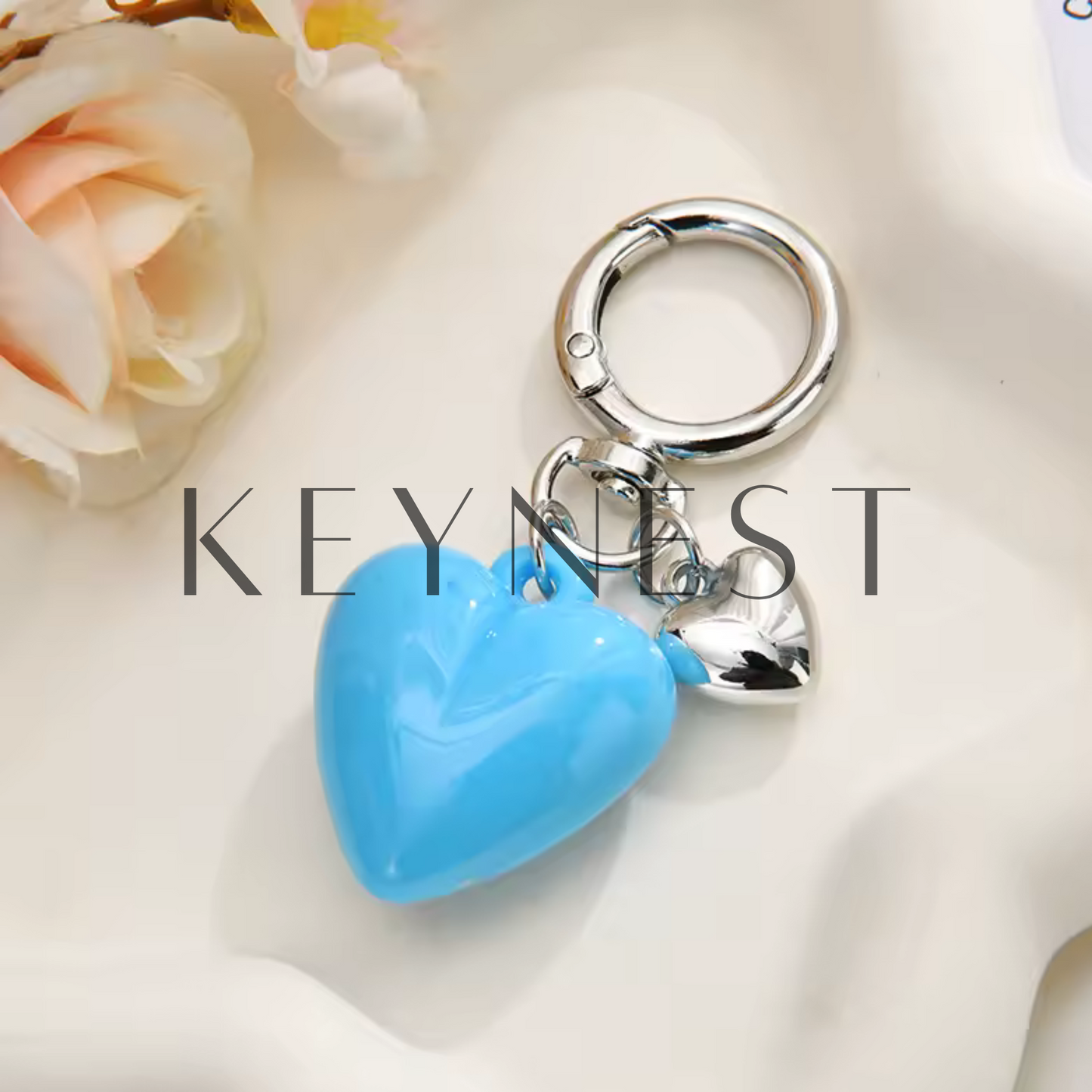 Porte-clé Cœur – 8 coloris pour matcher toutes les vibes 💖🔑