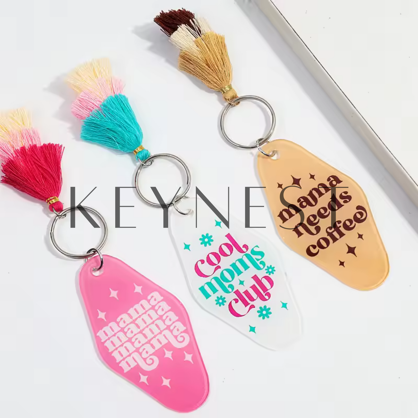 Mama Keychain – 3 models for stylish moms ☕💖
