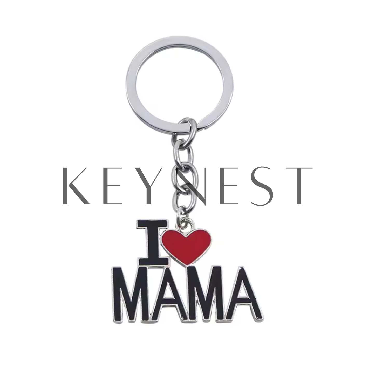 Porte-clés "I Love" – 4 Modèles Tendres pour Toute la Famille 🎁