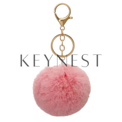Porte-clé Pompon – 13 coloris pour une touche fluffy au quotidien 🎀✨