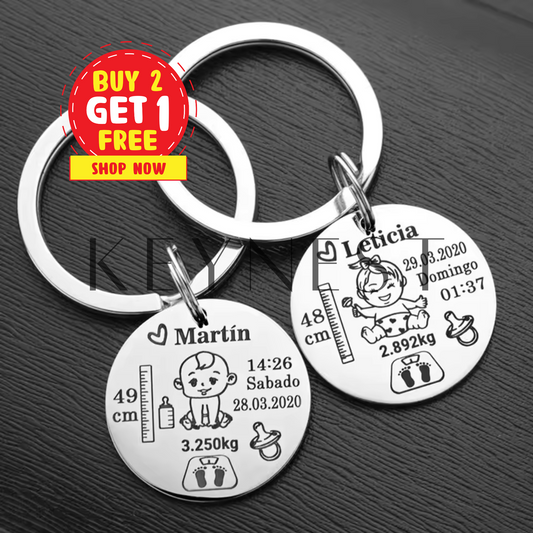 Porte-clé avec votre bébé (5 modèles disponibles) 👶🗝️