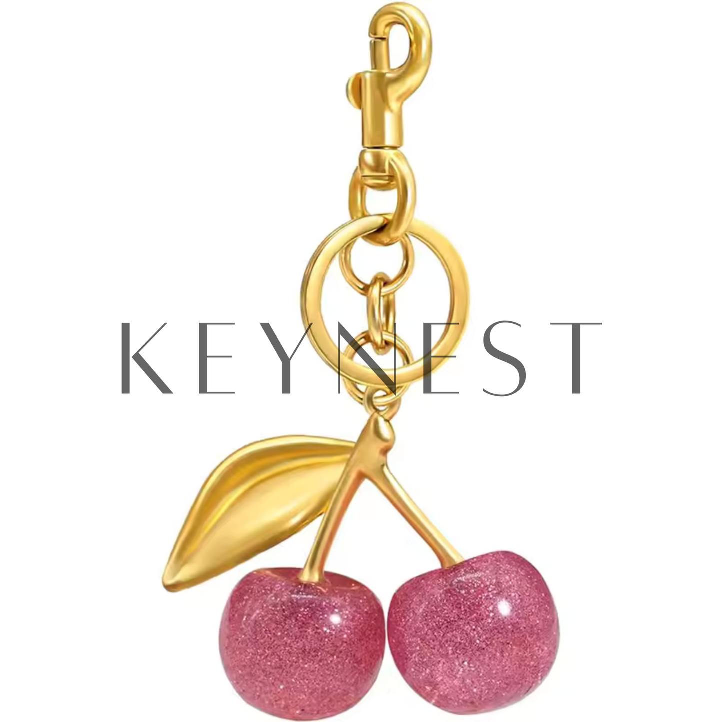 Porte-clé Cerise – 7 modèles fruités 🍒✨