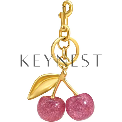 Porte-clé Cerise – 7 modèles fruités 🍒✨